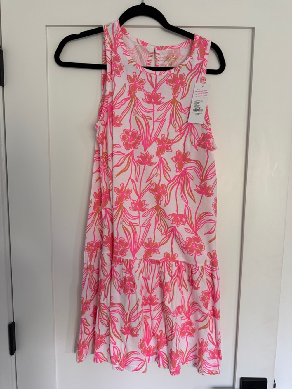NWT Lilly Pulitzer Pink and Coral Floral Mini Dress